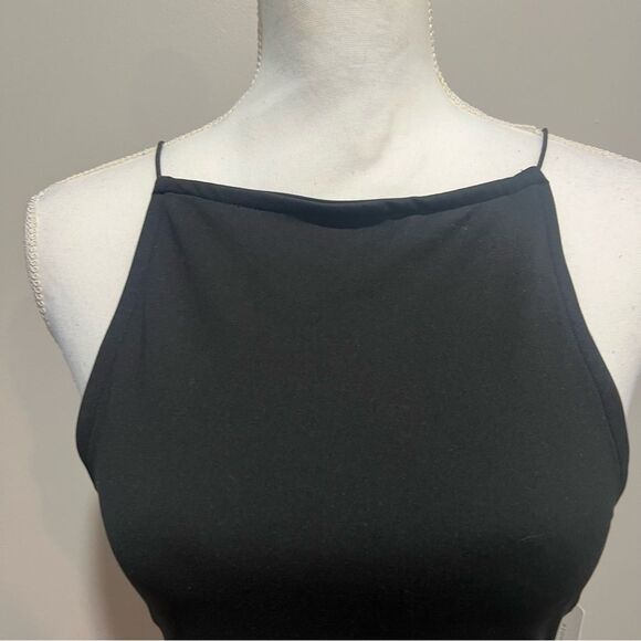 NWT Maeve Anthropologie black square neck tank top size xxs - Picture 8 of 9